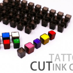 Clear Black Tattoo Modul Cut Ink Cap